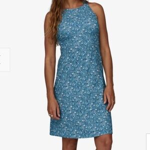Patagonia block party spring dress NWT Large